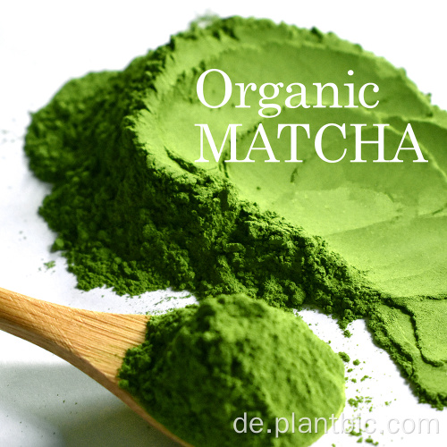 Matcha Grüntee Pulver aus kontrolliert biologischem Anbau